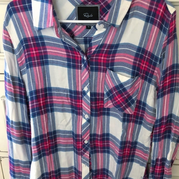 SOLD! Rails SUPER SOFT Plaid Button Up Shirt 💕 - Picture 5 of 6